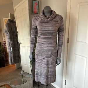 PRANA Sweater dress lilac and grey